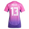 Officiële Voetbalshirt Duitsland Muller 13 Uit EK 2024 - Dames